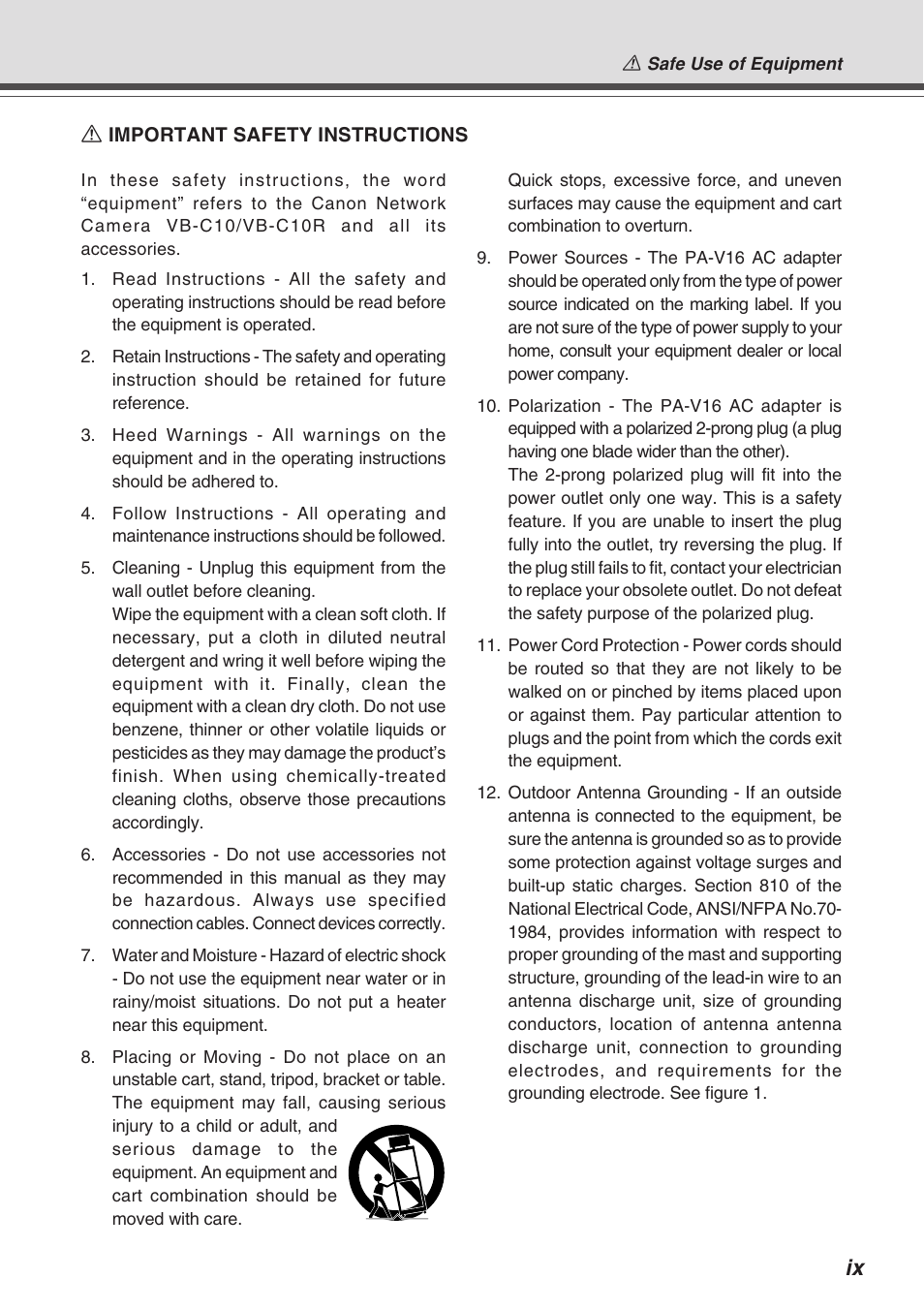 Canon VB-C10R User Manual | Page 9 / 138