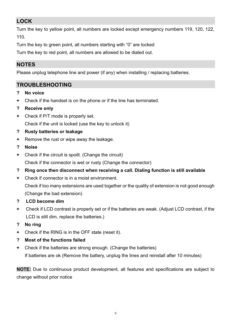 Campomatic PI200 User Manual | Page 10 / 10