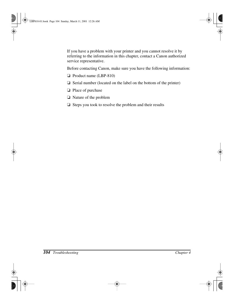 Canon LBP-810 User Manual | Page 120 / 180