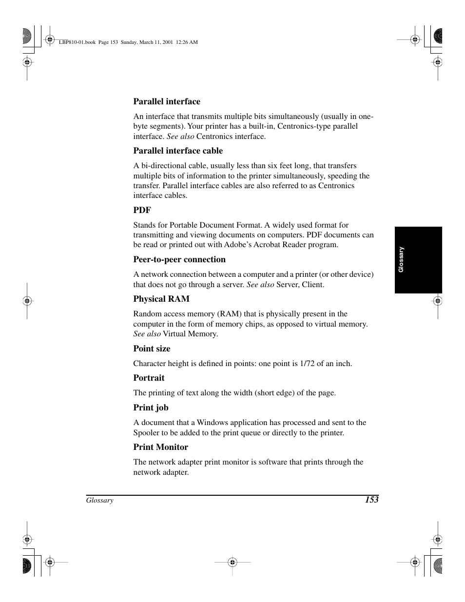 Canon LBP-810 User Manual | Page 169 / 180