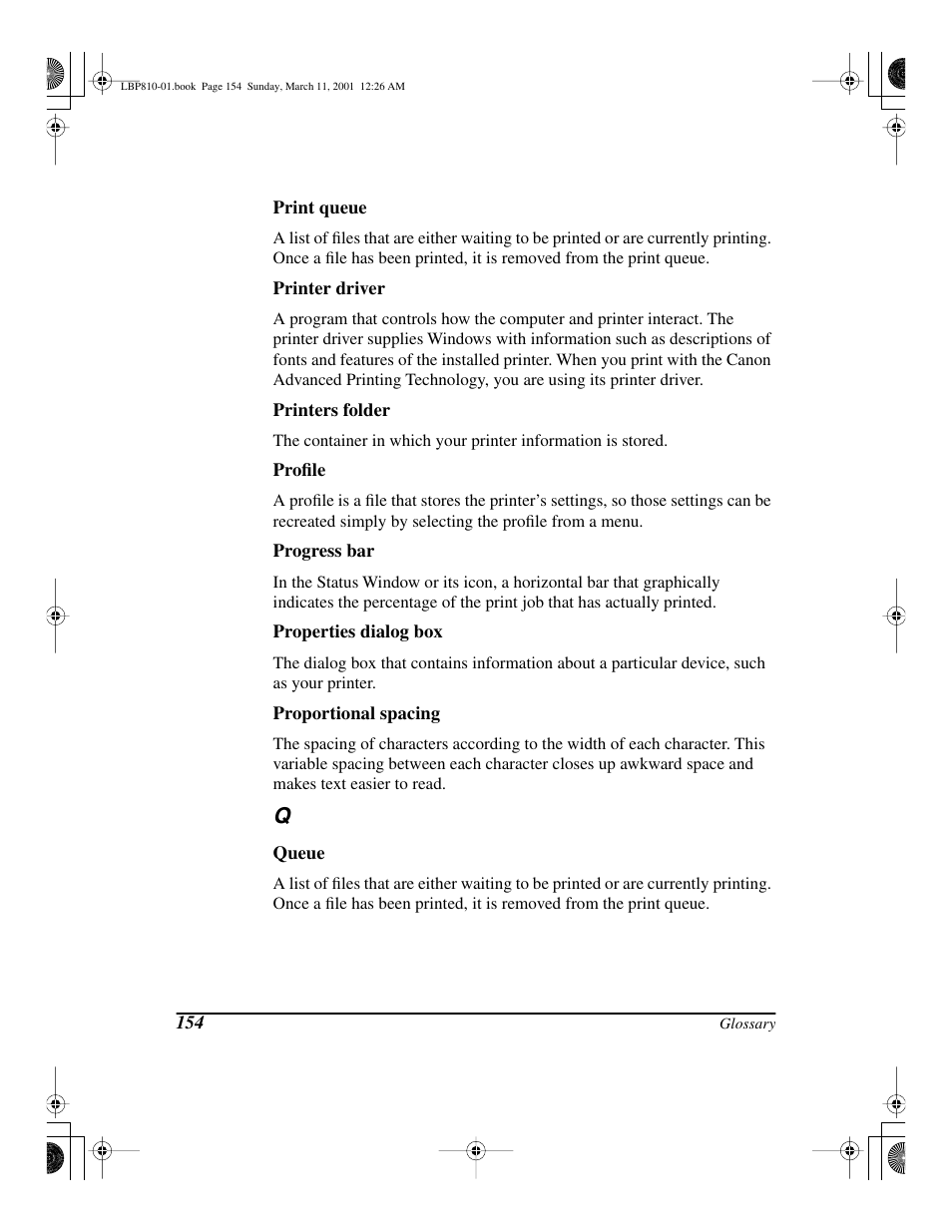 Canon LBP-810 User Manual | Page 170 / 180