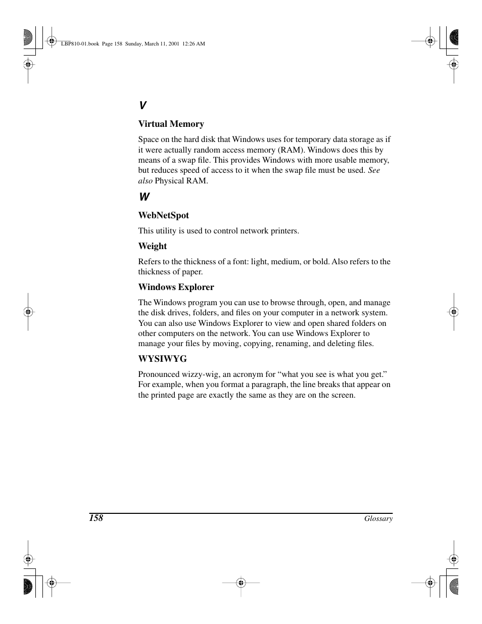 Canon LBP-810 User Manual | Page 174 / 180