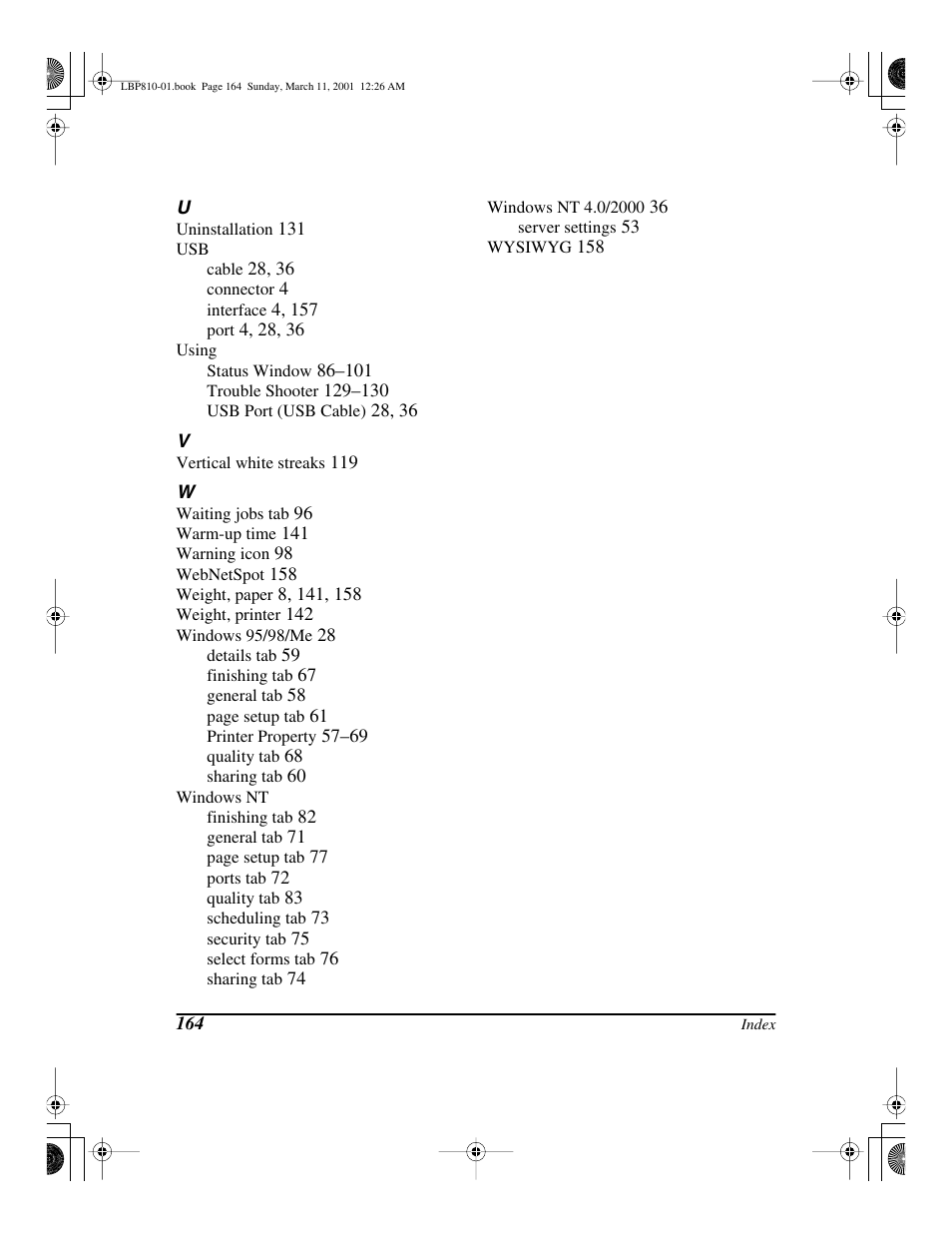 Canon LBP-810 User Manual | Page 180 / 180