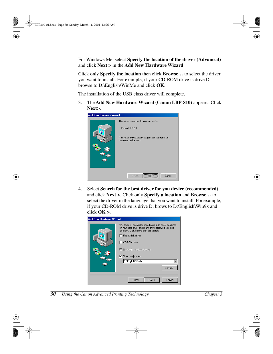 Canon LBP-810 User Manual | Page 46 / 180