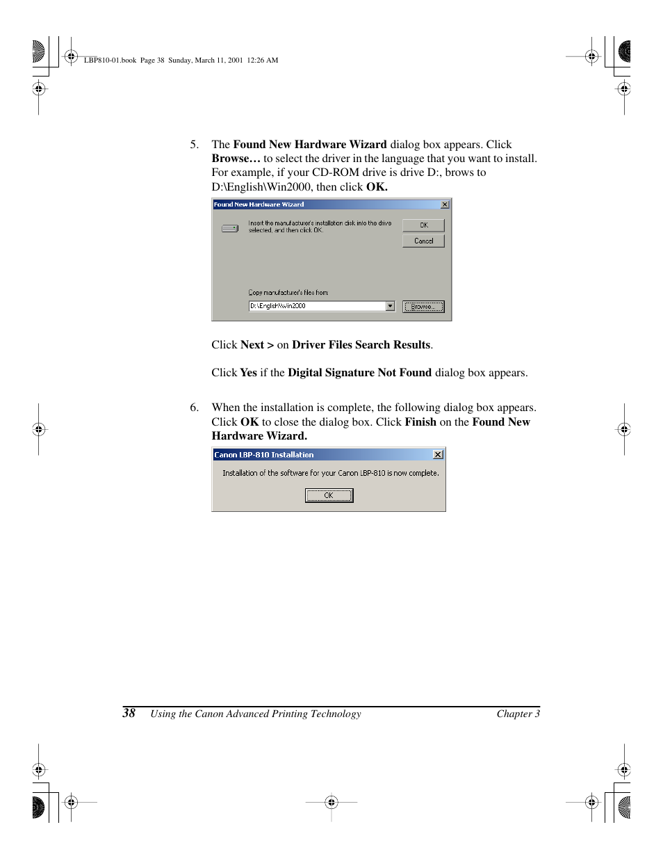 Canon LBP-810 User Manual | Page 54 / 180