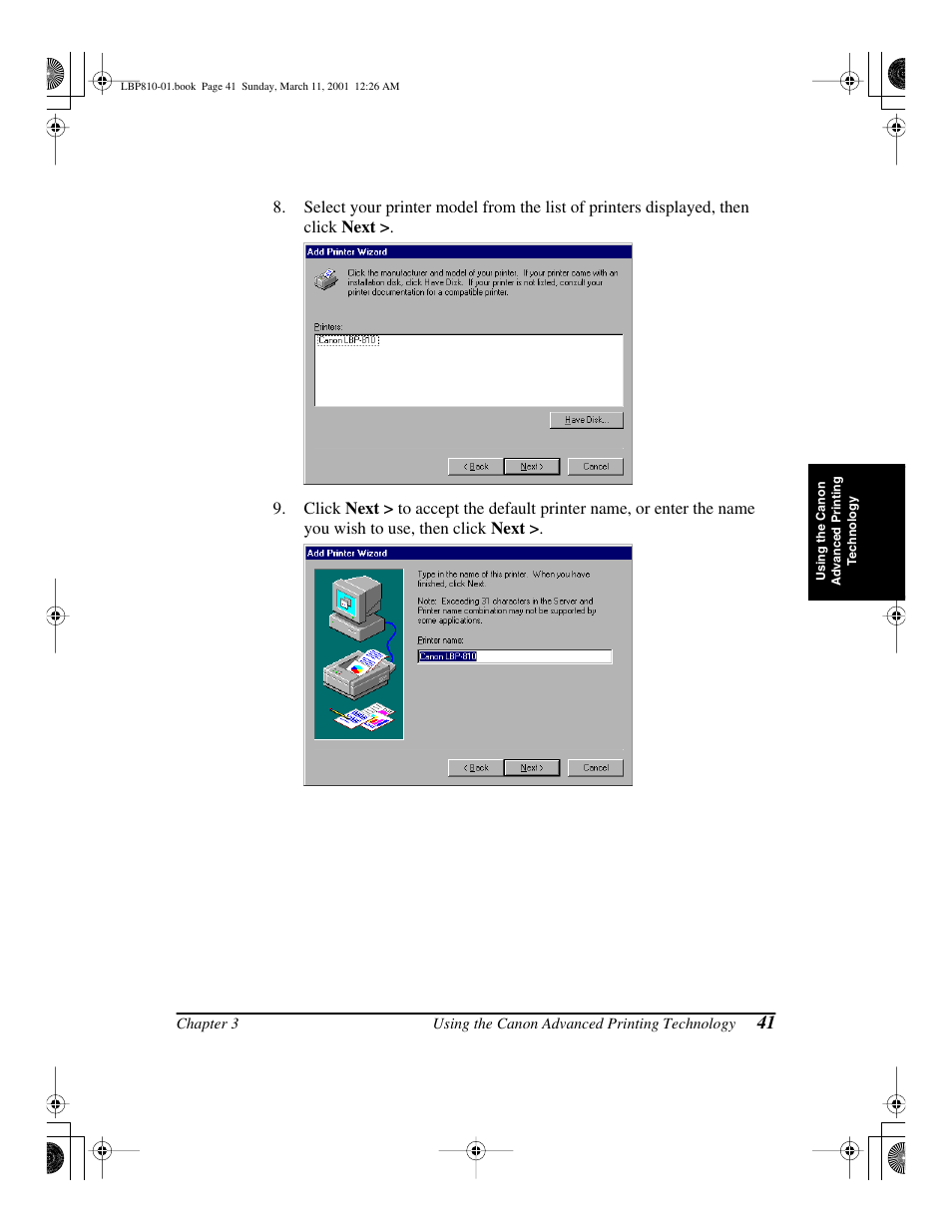 Canon LBP-810 User Manual | Page 57 / 180