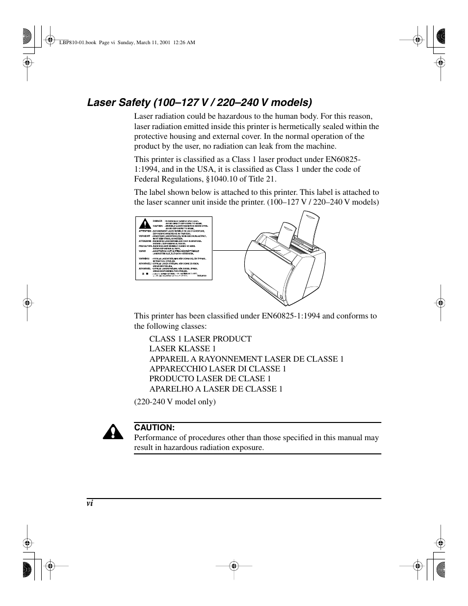 Canon LBP-810 User Manual | Page 6 / 180