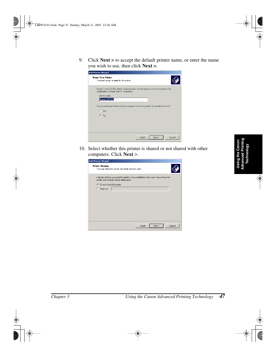 Canon LBP-810 User Manual | Page 63 / 180