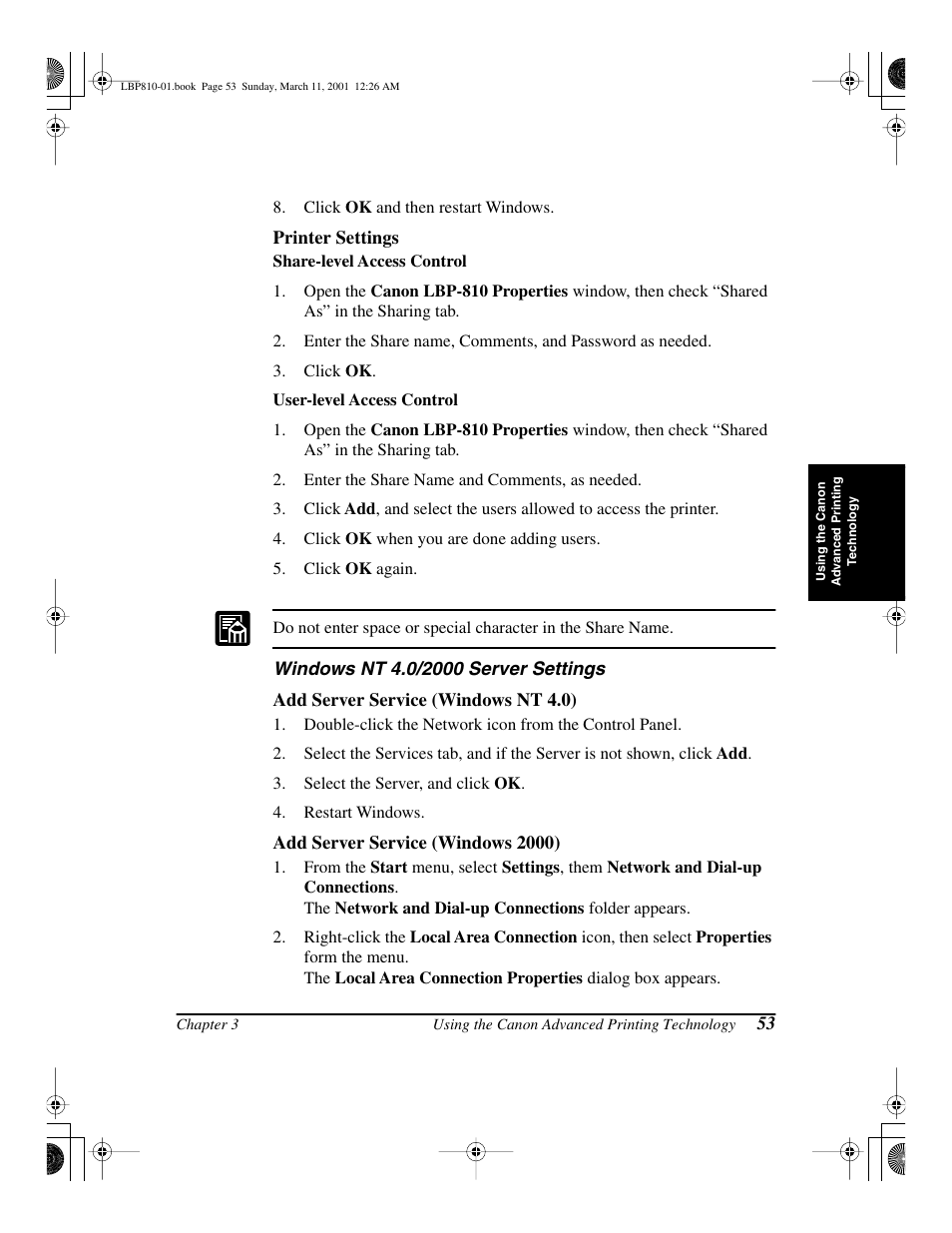 Canon LBP-810 User Manual | Page 69 / 180