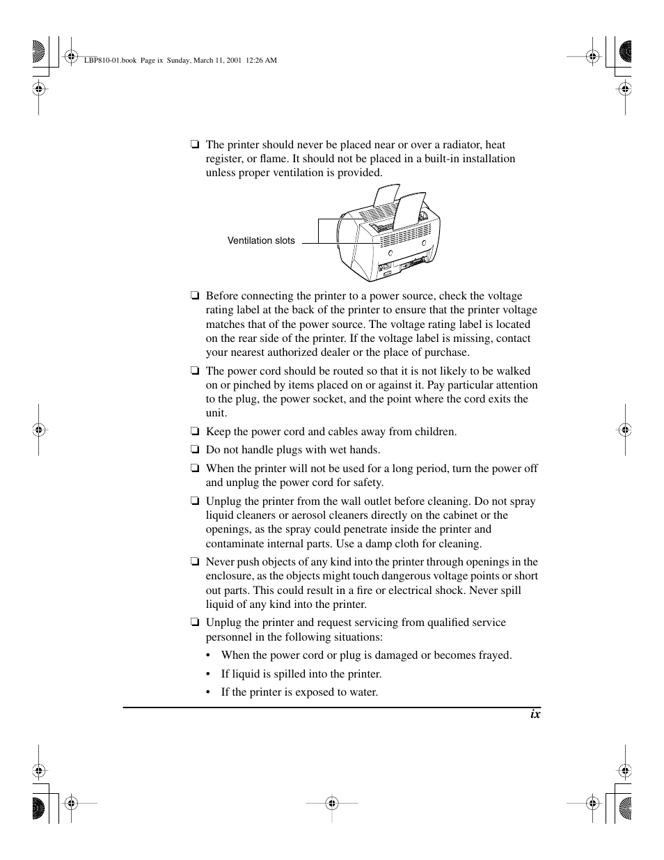 Canon LBP-810 User Manual | Page 9 / 180