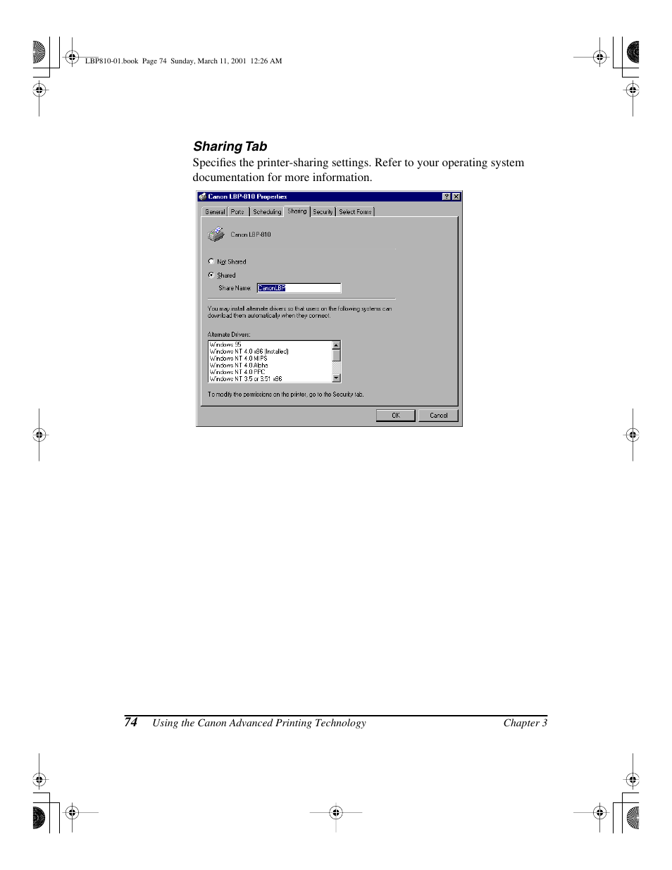 Canon LBP-810 User Manual | Page 90 / 180