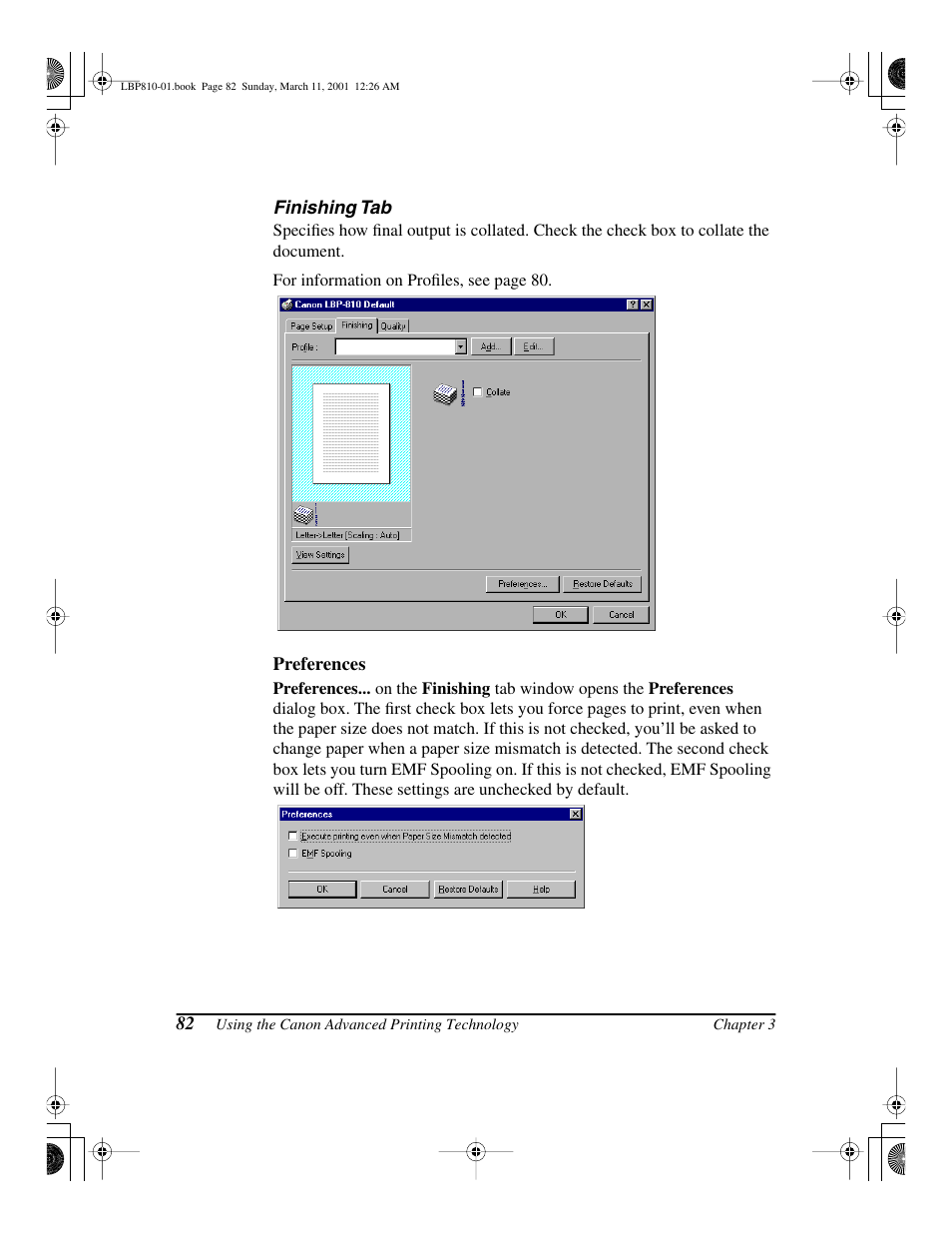 Canon LBP-810 User Manual | Page 98 / 180