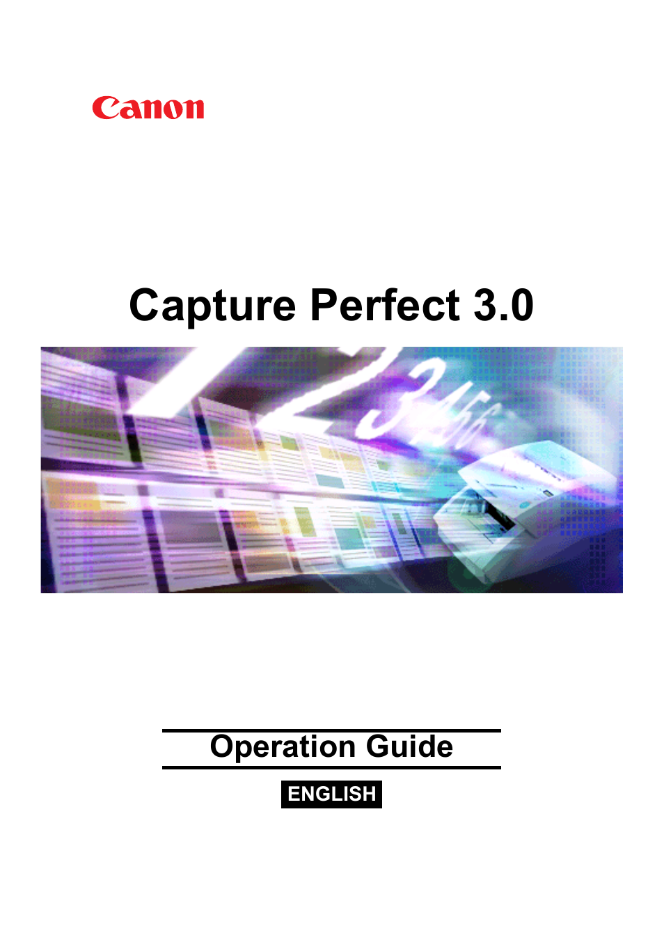 Canon Capture Perfect 3.0 User Manual | 70 pages