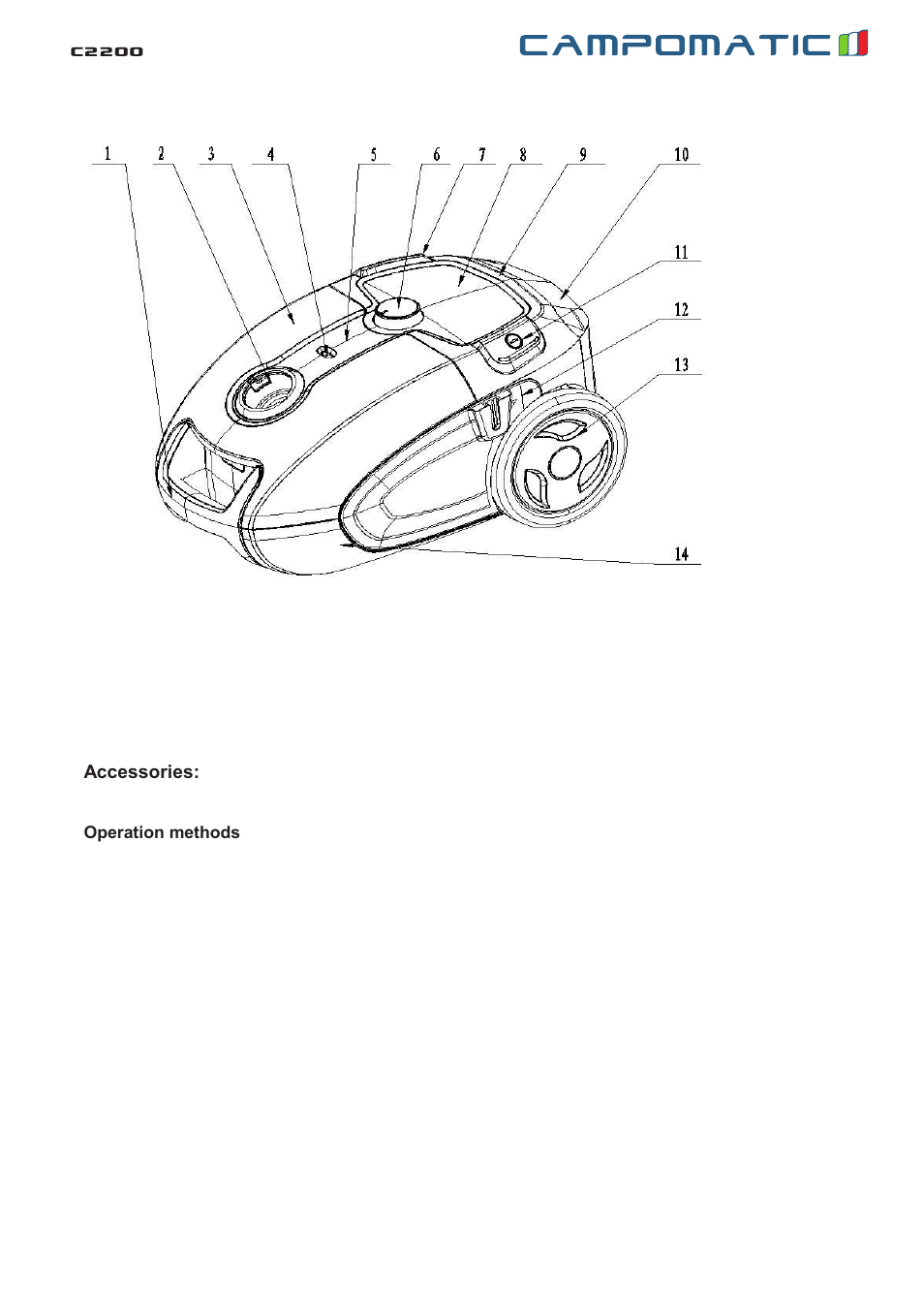 Campomatic VC2200 User Manual | Page 4 / 6