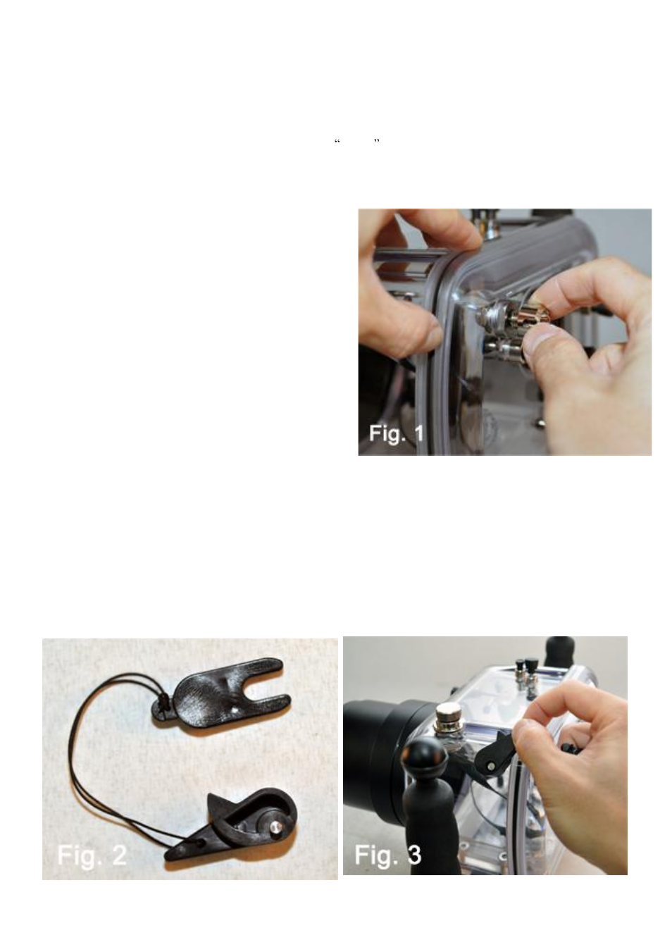 10BAR Underwater Housings Camera Housing for Canon EOS 450D User Manual | Page 3 / 9