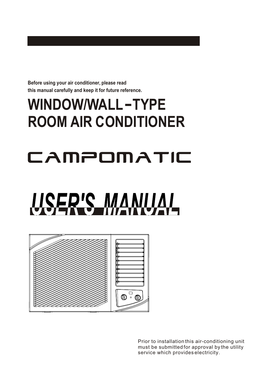 Campomatic Window AC User Manual | 17 pages