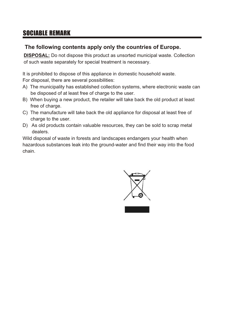 Ò³ãæ 2, Sociable remark | Campomatic Window AC User Manual | Page 2 / 17