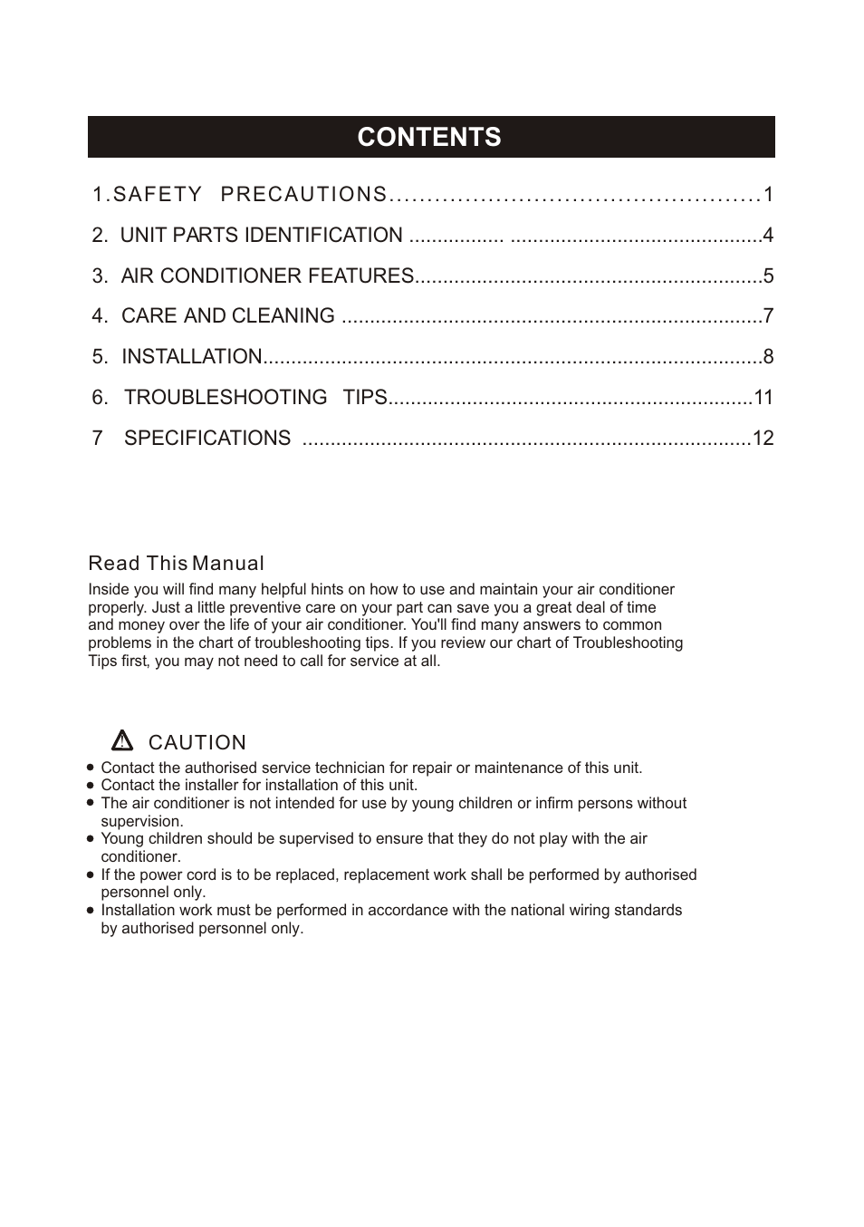 Campomatic Window AC User Manual | Page 3 / 17