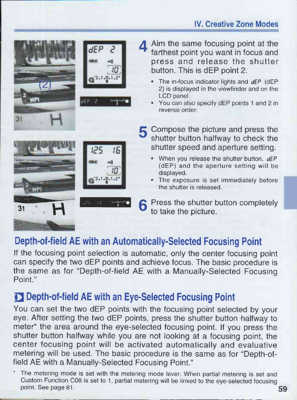 Canon EOS 50E User Manual | Page 59 / 100