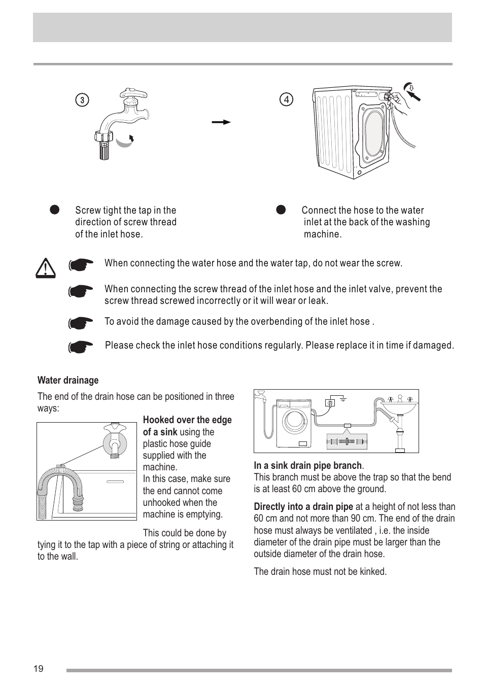 页 19 | Campomatic WM950XE User Manual | Page 19 / 21