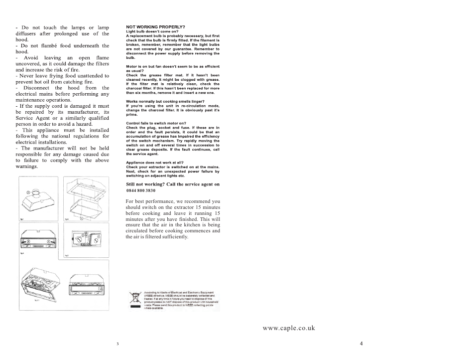 Caple 2MBUCH2 User Manual | Page 3 / 3