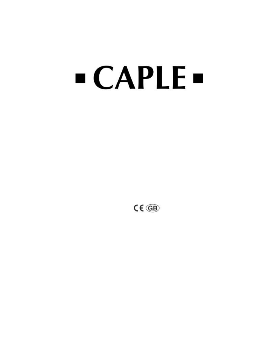 Caple F Series Chimney User Manual | 7 pages