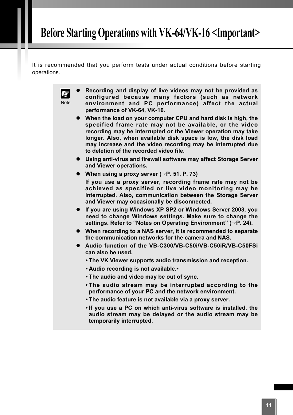 Canon VK-64 User Manual | Page 11 / 282