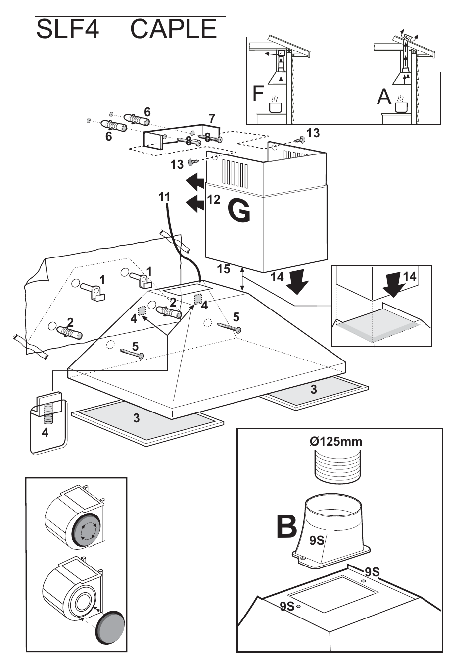 Slf4 caple | Caple SLF4 User Manual | Page 3 / 7