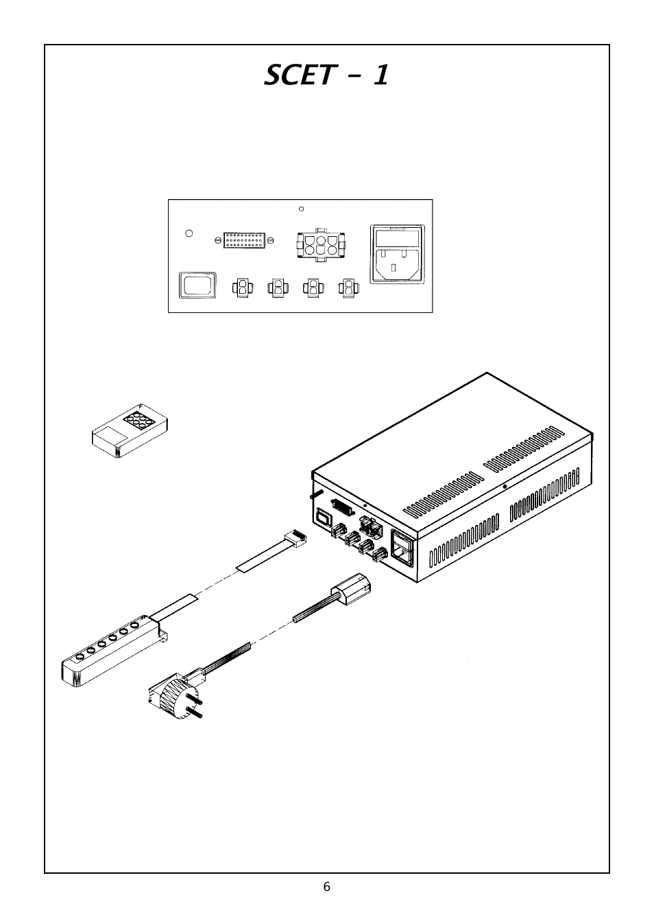 Scet - 1 | Caple DDMEXT4 User Manual | Page 6 / 8