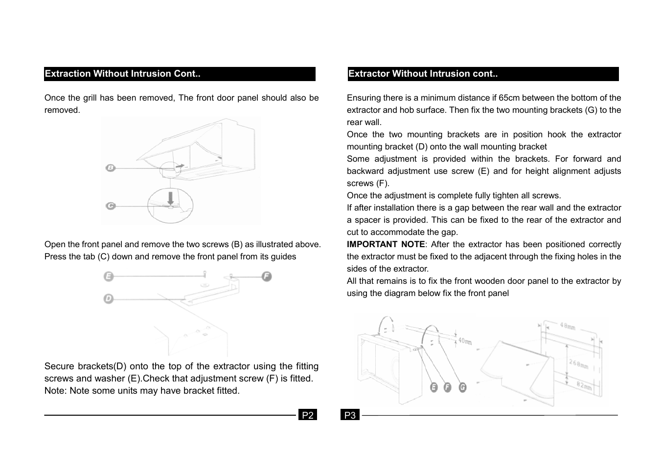 Caple 1MINCH6 User Manual | Page 3 / 8