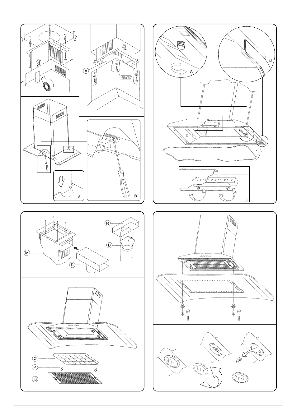 Modello isola 7 e | Caple S700 User Manual | Page 10 / 27