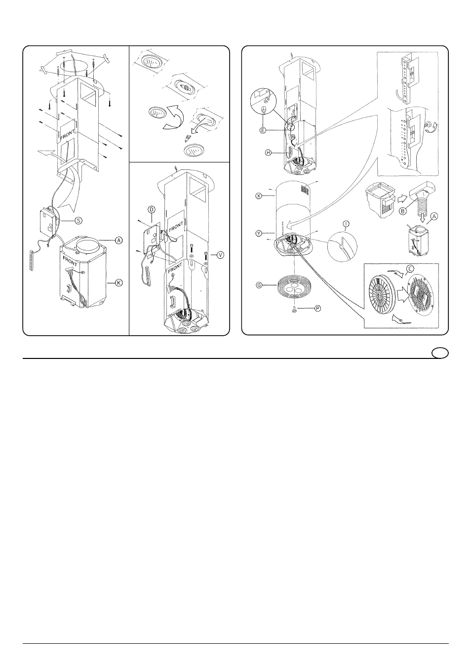 Modello isola 2000 | Caple S700 User Manual | Page 23 / 27