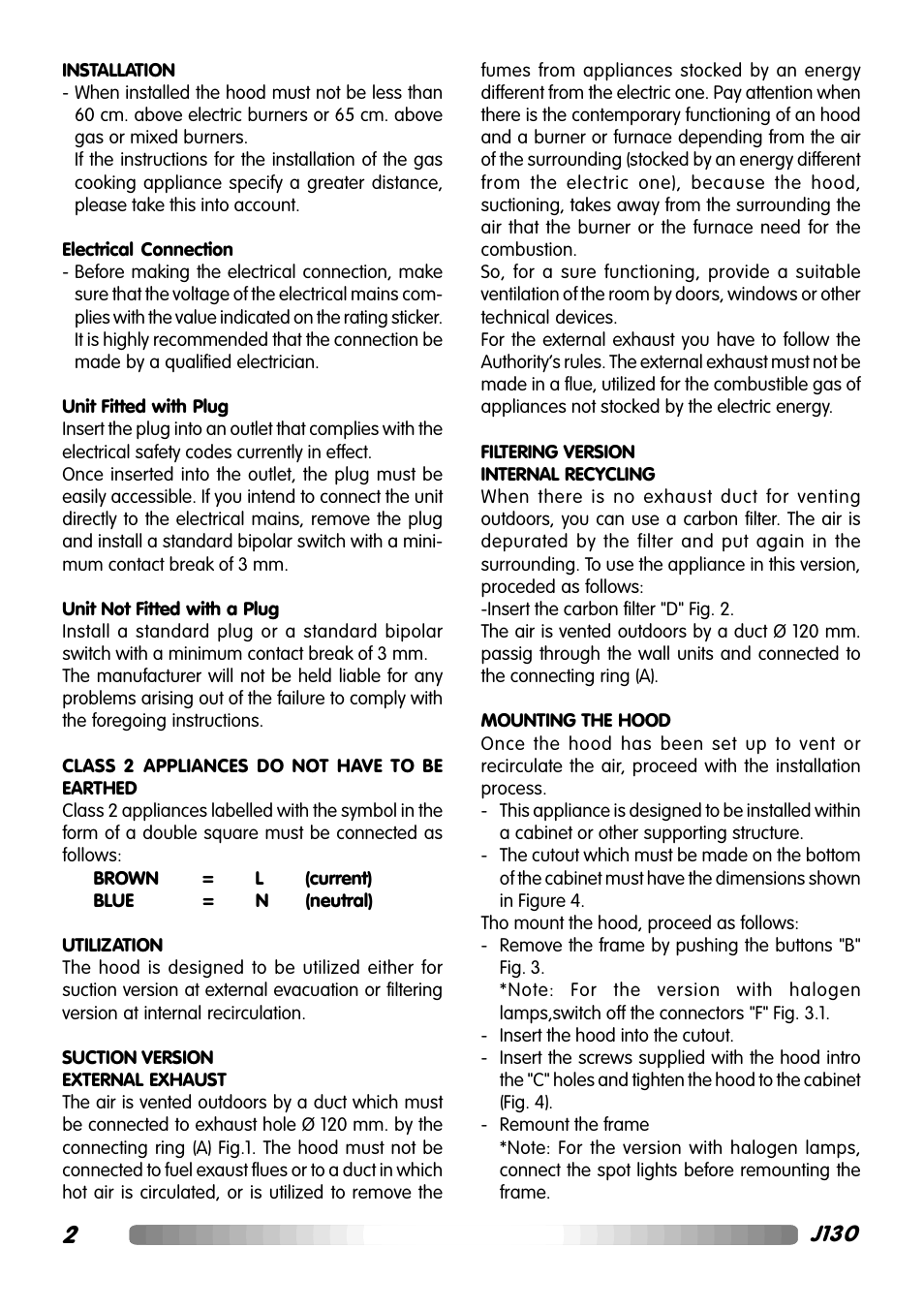 Caple T80BUCHSS4 User Manual | Page 2 / 4