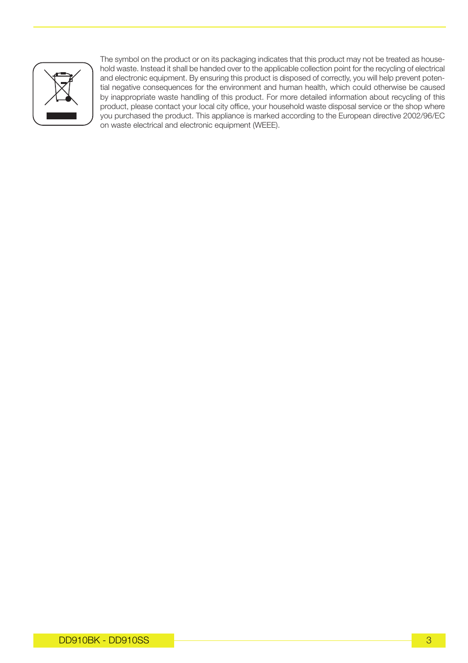 Caple DD910BK User Manual | Page 4 / 38