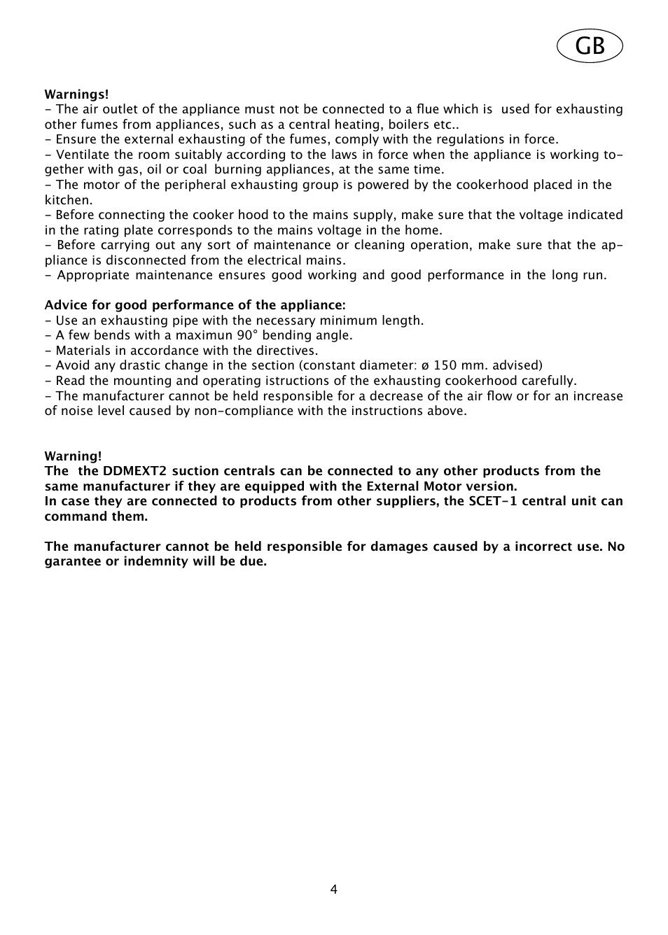 Caple DDMEXT2 User Manual | Page 4 / 8