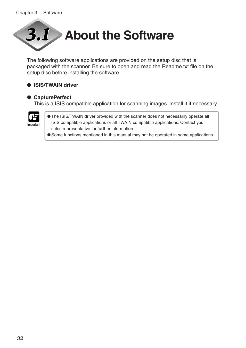 About the software | Canon DR-9080C User Manual | Page 36 / 110