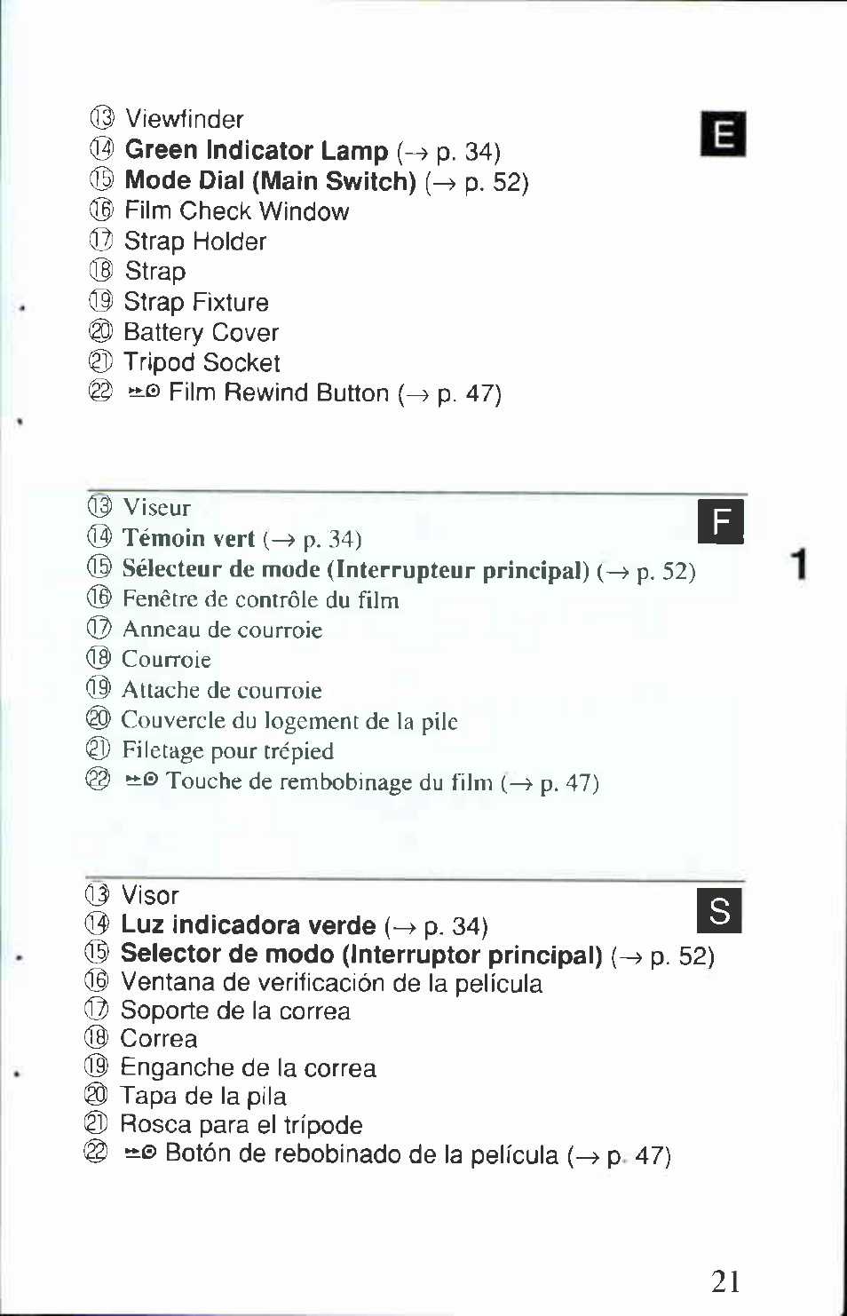Canon 80 Tele User Manual | Page 21 / 84