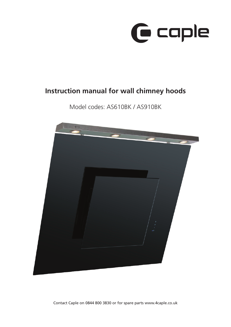 Caple AS610BK User Manual | 13 pages