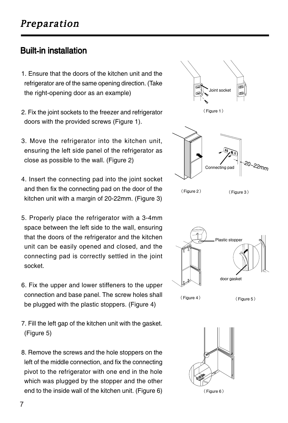 Preparation | Caple Ri552FF User Manual | Page 10 / 26