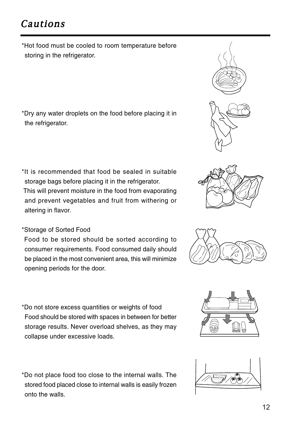 Cautions | Caple Ri552FF User Manual | Page 15 / 26