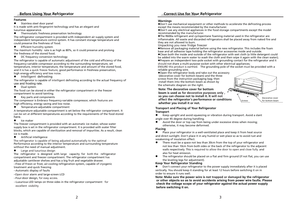 Caple CAFF40 User Manual | Page 4 / 9