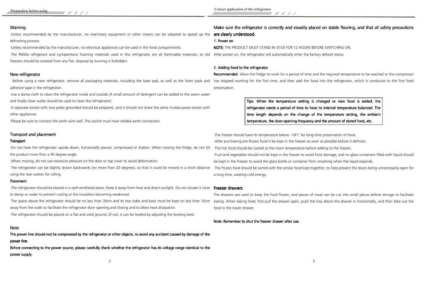 Caple RFZ70 User Manual | Page 3 / 10