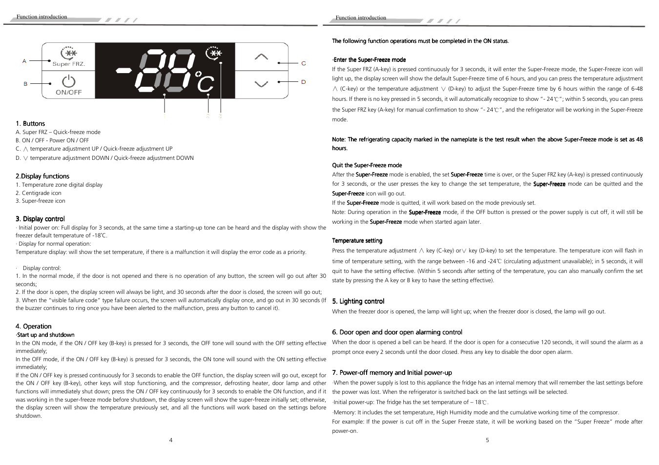 Caple RFZ70 User Manual | Page 4 / 10