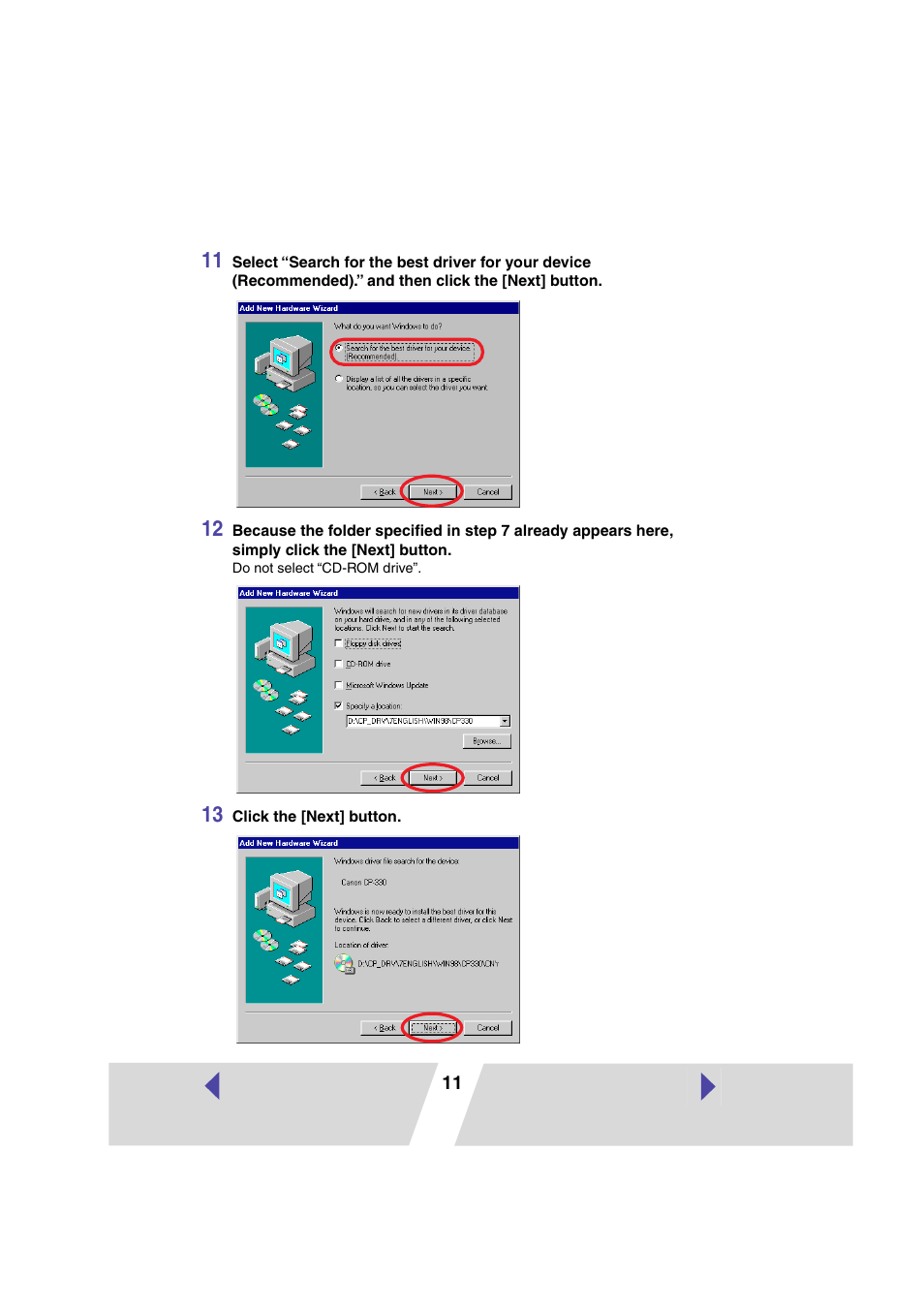Canon CP 220 User Manual | Page 11 / 54