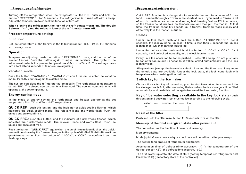 Caple CAFF205BK User Manual | Page 6 / 9