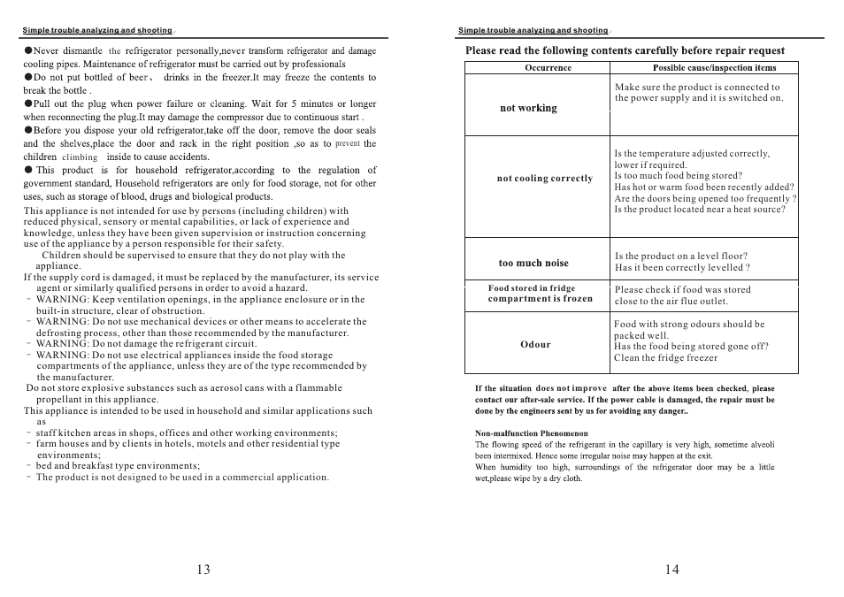 Caple CAFF205BK User Manual | Page 8 / 9