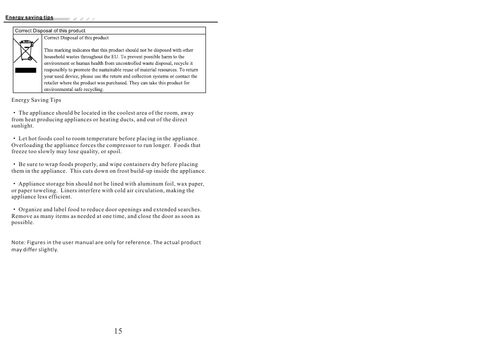 Caple CAFF205BK User Manual | Page 9 / 9