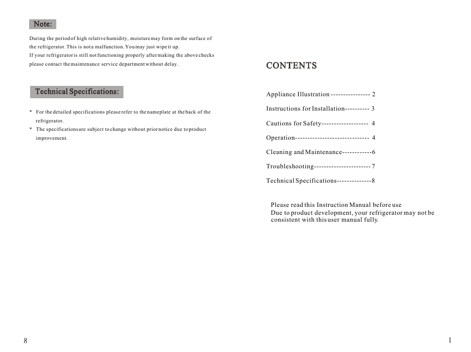Caple RFF553 User Manual | Page 2 / 5