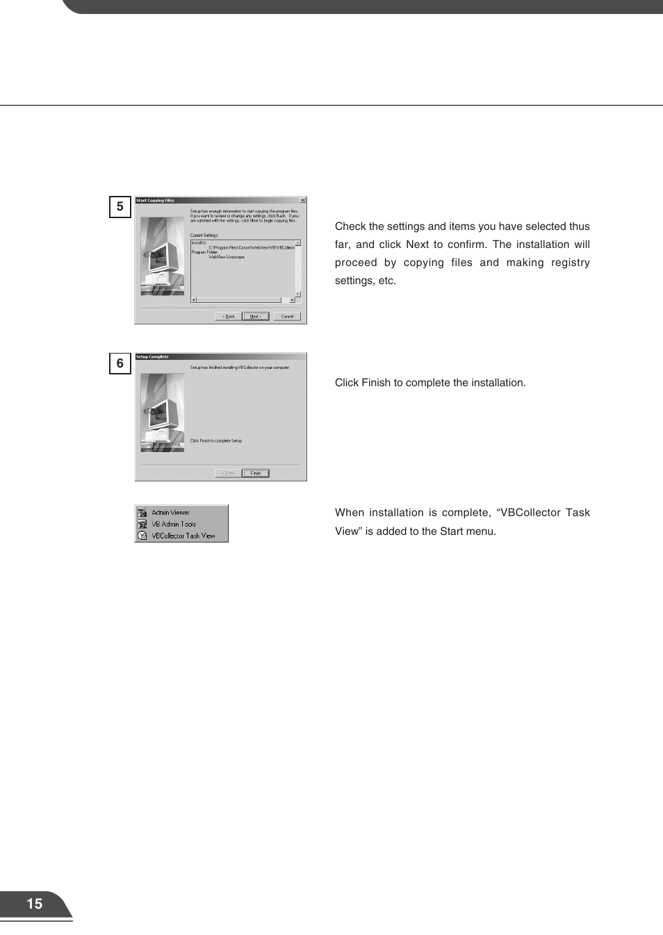 Canon VB150 User Manual | Page 18 / 32