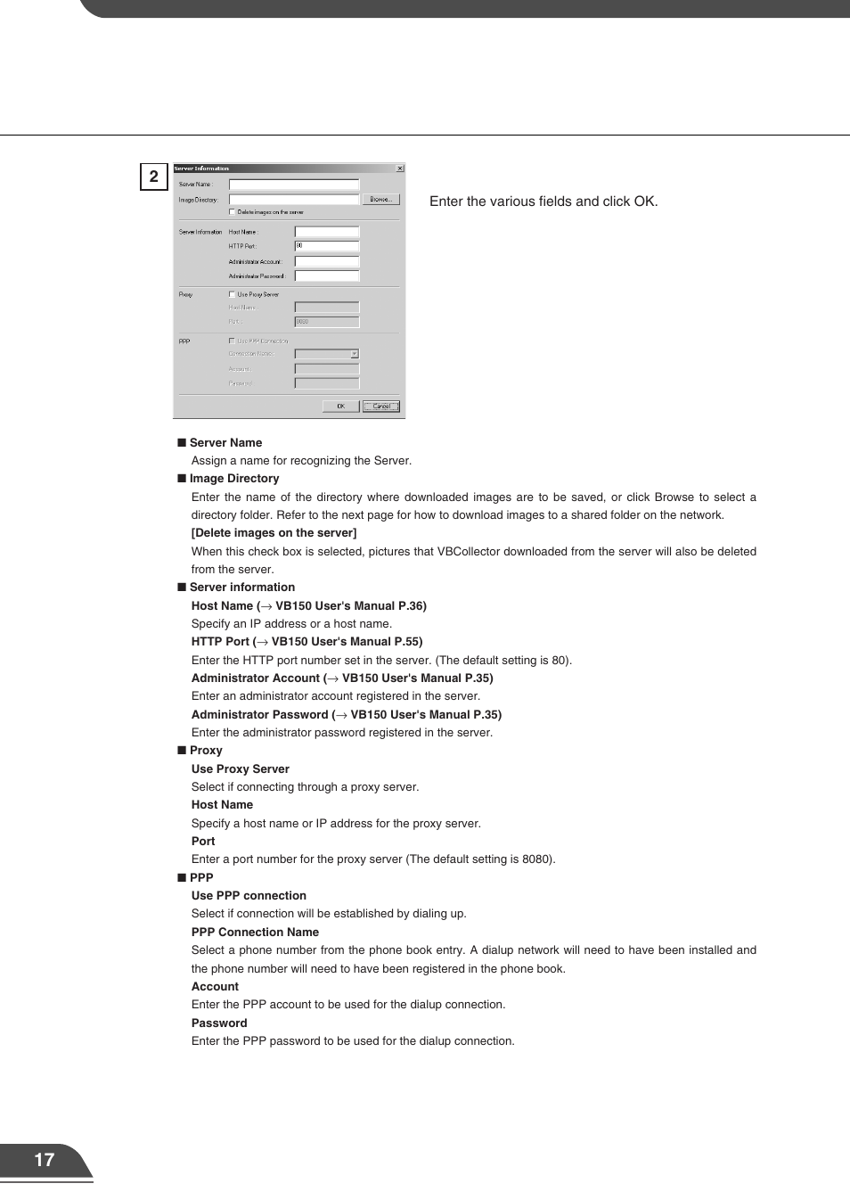 Canon VB150 User Manual | Page 20 / 32